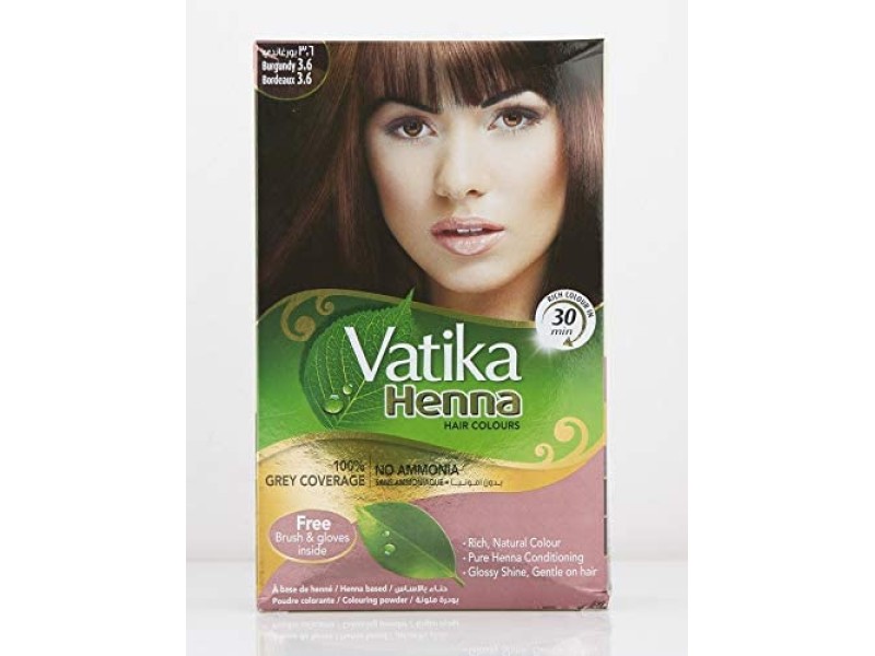 VATIKA HAIR COLOR HENNA BURGUNDY 15 GM - 0009652 VATIKA HAIR COLOR HENNA BURGUNDY 15 GM - 0009652