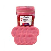 CECILIA 7 REUSABLE MAKEUP REMOVAL PADS-7 ROSE