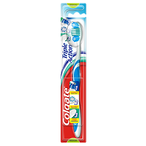 colgate toothbrush triple action