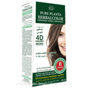 Pure planta herbal color 4d golden brown mohogany