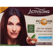 Activilong actiliss smooth no-lye relaxer normal regular organic argan and keratin 