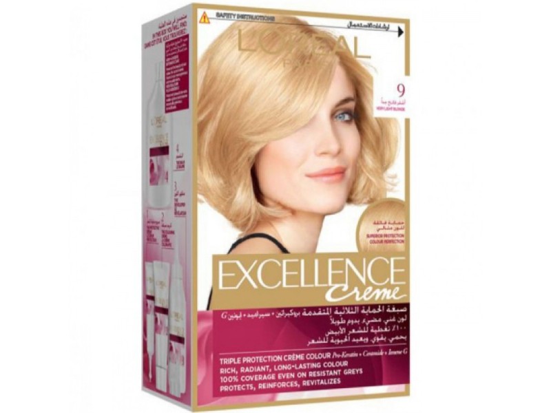 LOREAL HAIR COLOR EXCELLENCE 9 LIGHTEST BLONDE