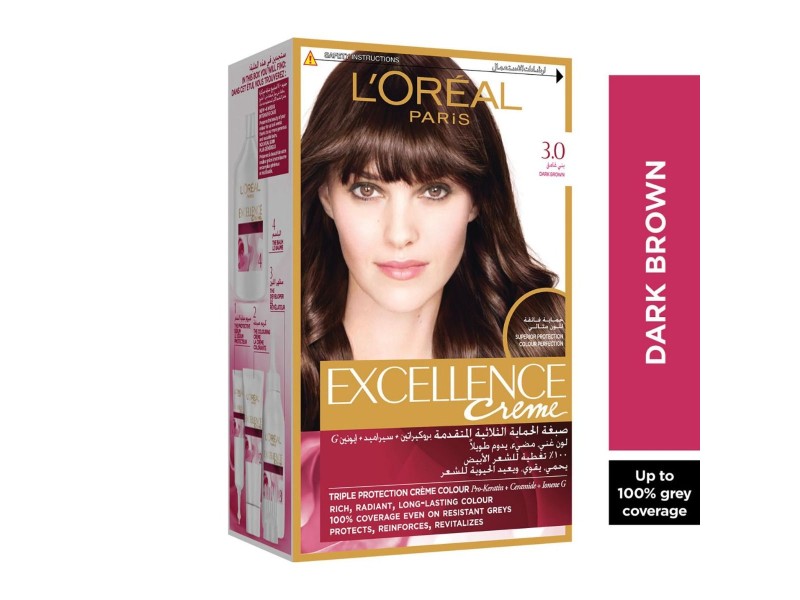 LOREAL HAIR COLOR EXCELLENCE  DARK BROWN