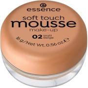 Essence 02 matt beige soft touch mousse make up