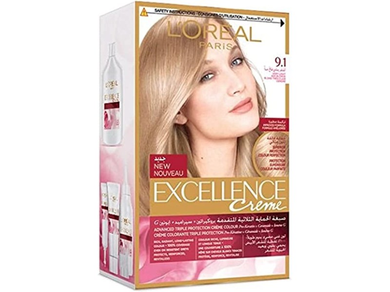L'Oréal Excellence Light Ash Blonde  Hair Dye - 00016801