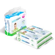 WATER WIPES BABY SOAPBERRY 60X4 PACK WIPES