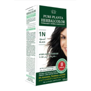 Pure planta permanent herbal hair colour 1n black 135ml 