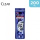 Clear shampoo body&face wash 200ml 3in1 men activated-charcoal