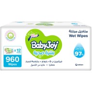 Babyjoy baby wipes 12x80pcs
