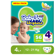 Babyjoy diapers no4+ mega 56 pads