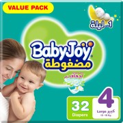 Babyjoy diapers no4  large value  32 pads