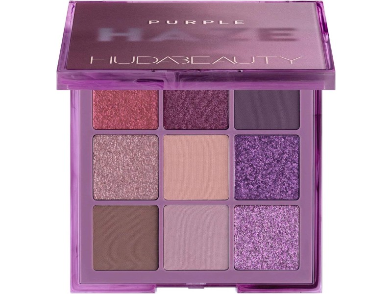 Huda beauty haze purple eyeshadow palette