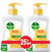 Dettol hand wash original 25% off 200 ml 2pcs