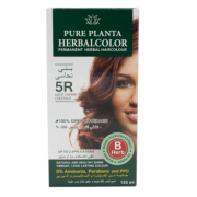 Pure planta permanent herbal hair colour 5r light copper chestnut 135ml 