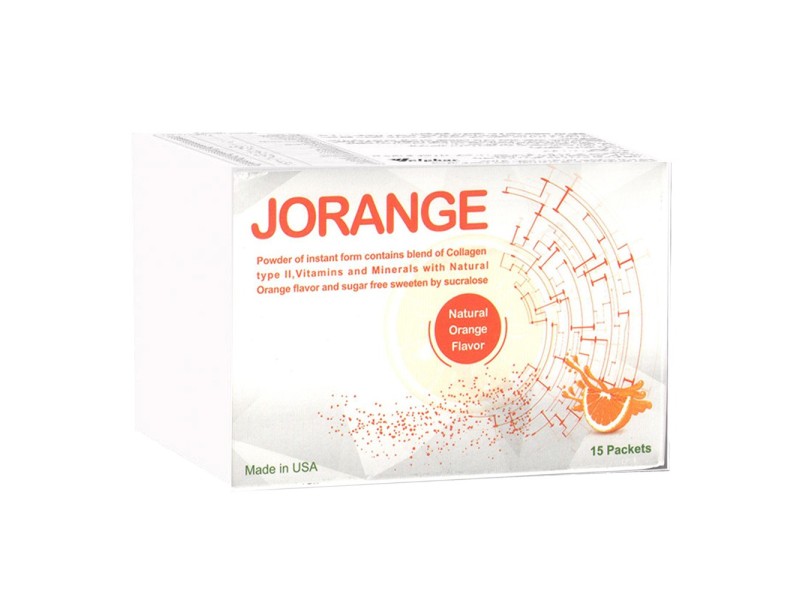 jorange food supplement orange flavor powder 15 sachets