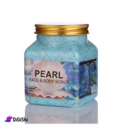 Wokali face and body scrub with pearl extract 500ml