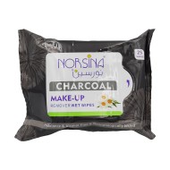 NORSINA CHARCOAL MAKE UP REMOVER 25 WIPES