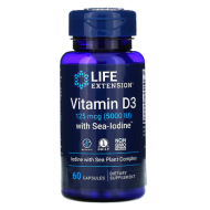 فيتامين تمديد الحياة D3 125MCG (5000IU) 60TAB