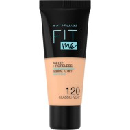 MAYBELLINE FIT ME MATTE PORELESS 120 CLASSIC IVORY
