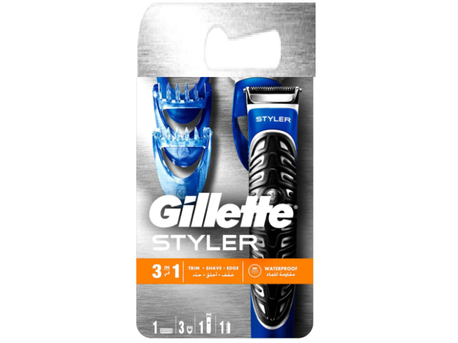 GILLETTE RAZOR FUSION PROGLIDE STYLER 3x1