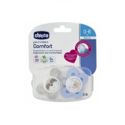 CHICCO SOOTHER COMFORT 0-6M 2PCS (2490)