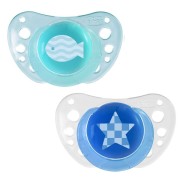 CHICCO SOOTHER AIR BLUE6-16M 2PCS (9685)