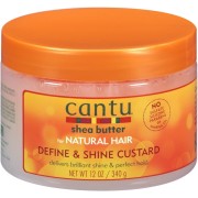 Cantu define & shine custard with shea butter for natural hair 12 oz