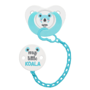 WEE BABY PACIFIER & HOLDER SET (0-6M) C371