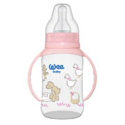 WEE BABY FEEDING BOTTLE WITH GRIP 150ML C744