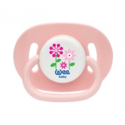 WEE BABY ROUND TEAT SOOTHER (0-6M) C829