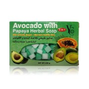 Yc avocado with papaya herbal 5 in 1 soap 100 mg