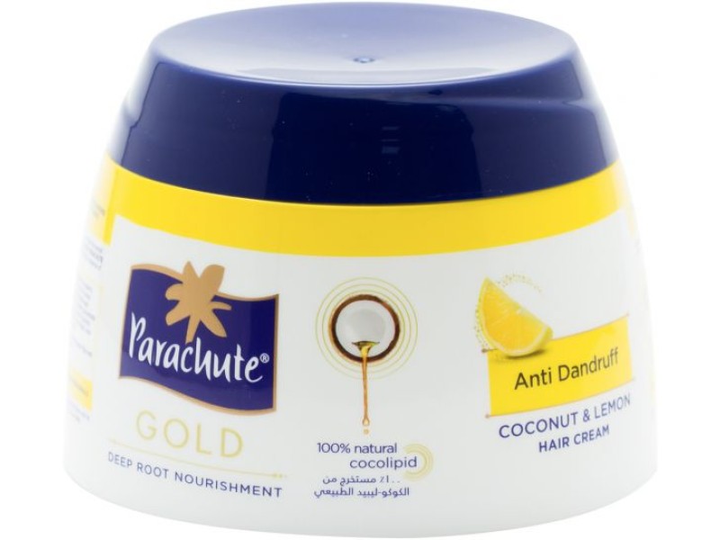 PARACHUTE GOLD HAIR CREAM ANTI DANDRUFF COCONUT & LEMON 140 ML
