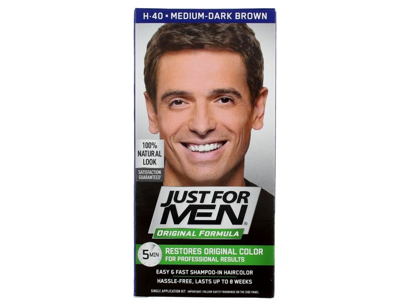 JUST FOR MEN HAIR COLOR FOR HEAD 40 ML DARKEST BROWN
