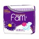 Fam women napkins folded & compressed super with wings 30 pads