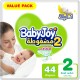 Babyjoy diapers no2 small value pack 44 pads