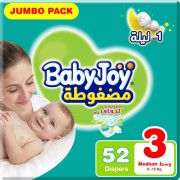 Babyjoy diapers no3 medium jumbo 52 pads