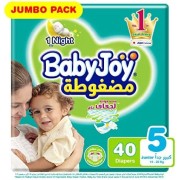 Babyjoy diapers no5 junior jumbo 40 pads