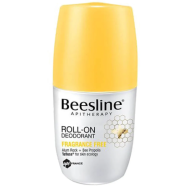 Beesline fragrance free roll-on deodorant 50ml