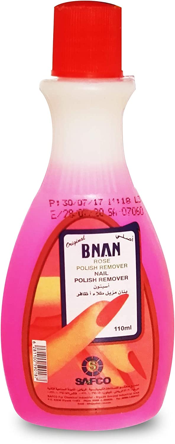 BNAN Rose Nail Polish Remover Clear