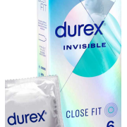 Durex condoms 6 pack invisible extra thin