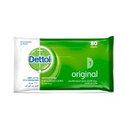 Dettol antibacterial wipes 80p