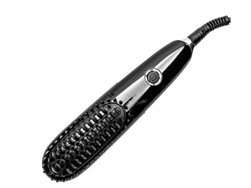 OKEMA MINI HAIR STRAIGHTENING BRUSH BLACK OK-728