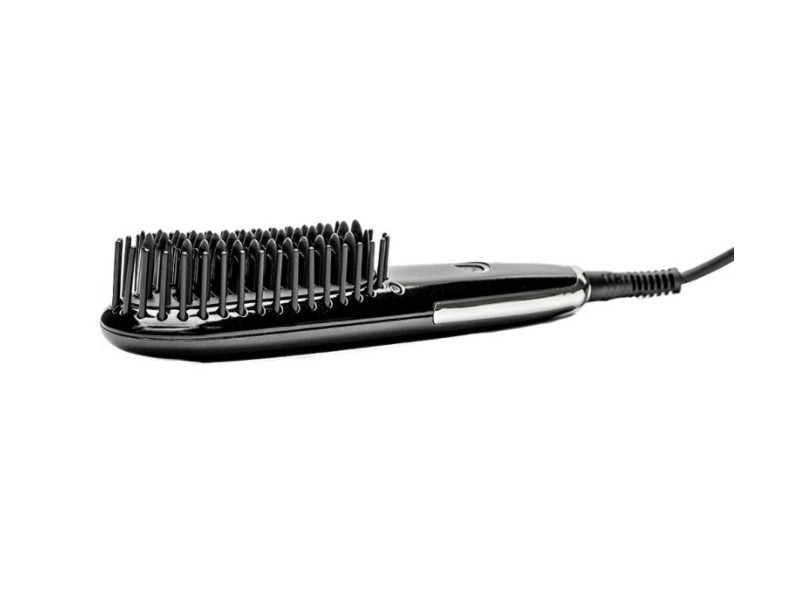 OKEMA MINI HAIR STRAIGHTENING BRUSH BLACK OK-728