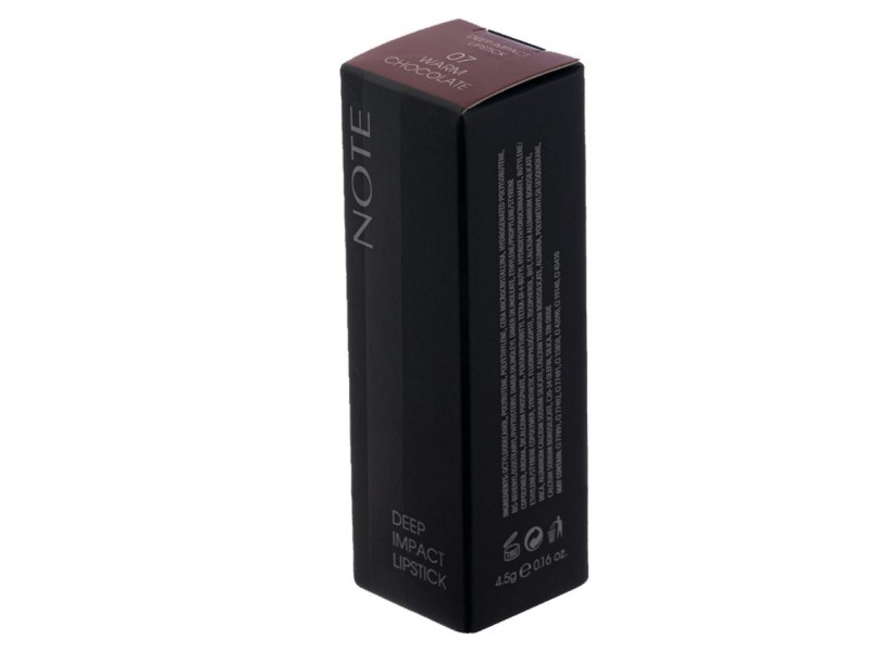 NOTE DEEP IMPACT LIPSTICK 07 WARM CHOCOLATE