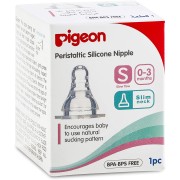 Pigeon silicone nipple s type s 1pc-box