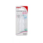 Pigeon silicone nipple s type s 3pc-bl card