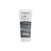 Ponds pure white mineral clay face cleanser scrub 90 g charcoal