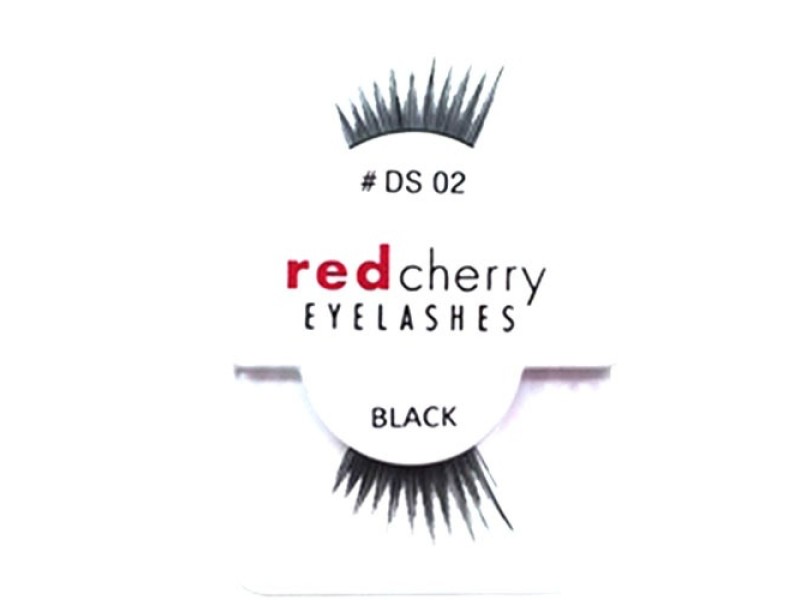Red cherry eyelashes black ds 02