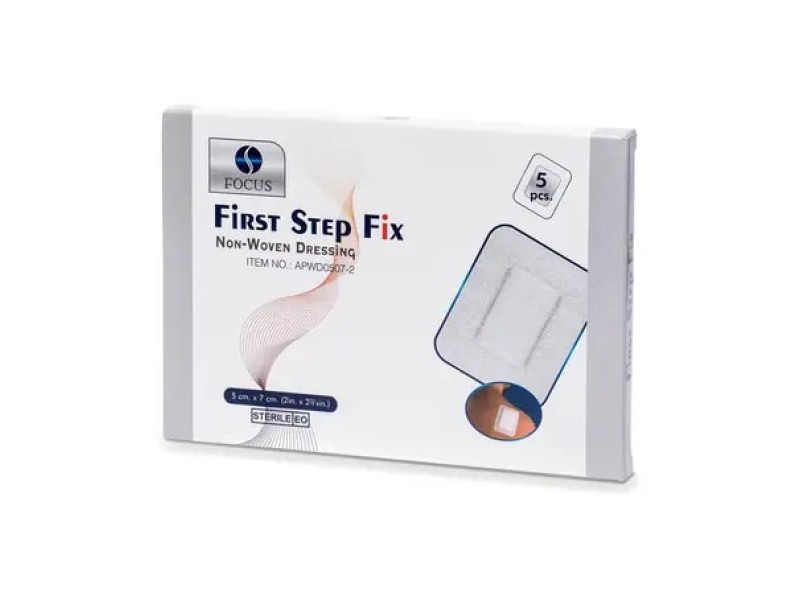  FIRST STEP FIX NON WOVEN DRESSING 5CMX7CM 5PCS