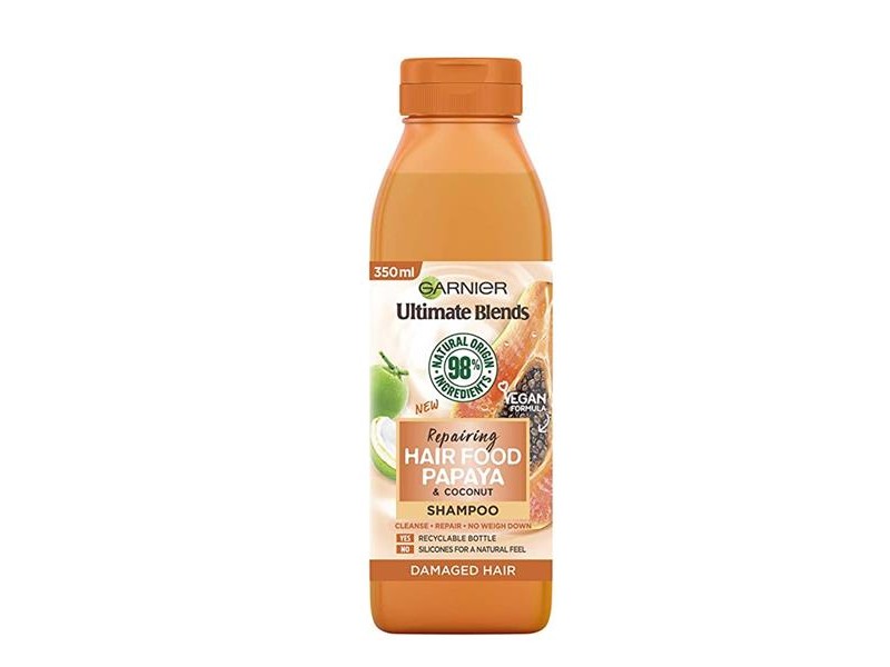 Garnier Ultimate Blends Shampoo 350ml Papaya&Amla
